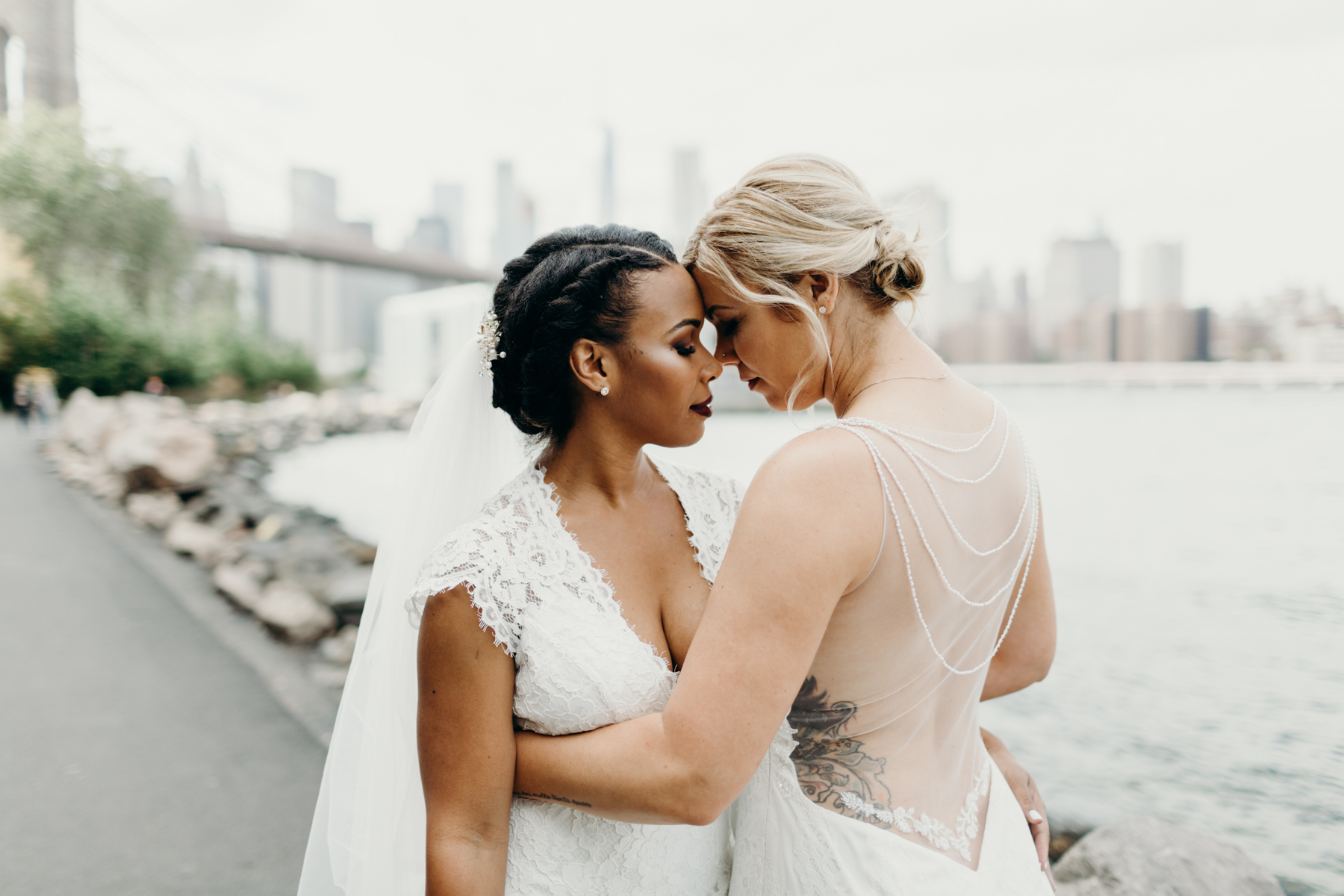 Retro Brooklyn Lesbian Wedding
